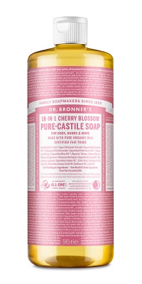 Dr Bronners Cherry Blossom Pure Castile Liquid Soap 240Ml - Natural Health  Products